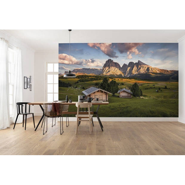 Fotobehang - Dolomitentraum 450x280cm - Vliesbehang