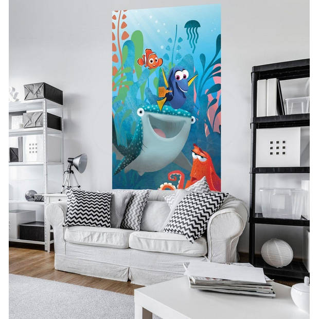 Fotobehang - Finding Dory Aquarell 150x250cm - Vliesbehang