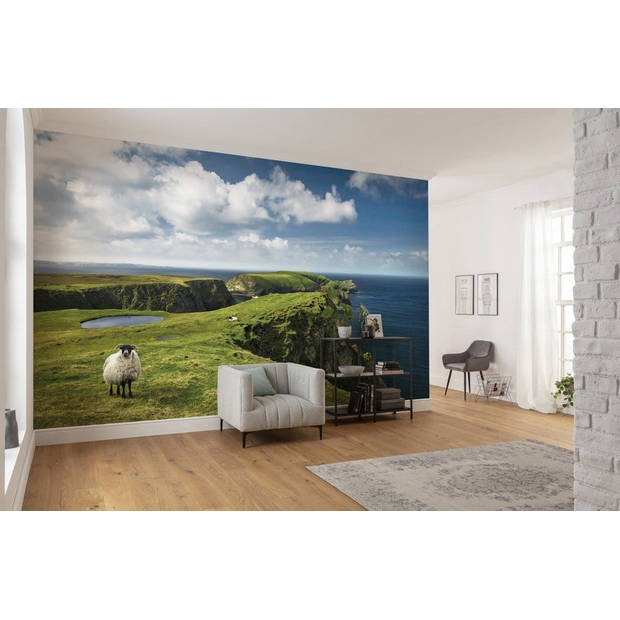 Fotobehang - Green Ireland 450x280cm - Vliesbehang