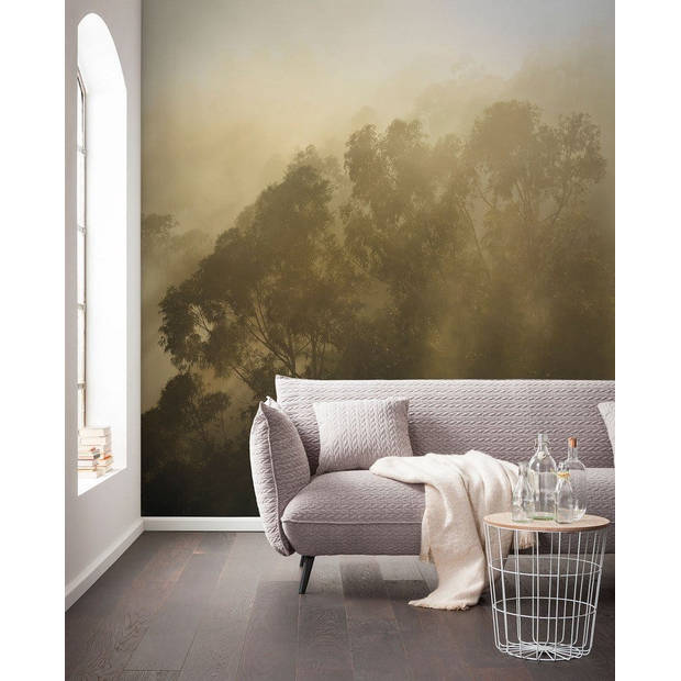 Fotobehang - Misty Mountain 400x250cm - Vliesbehang