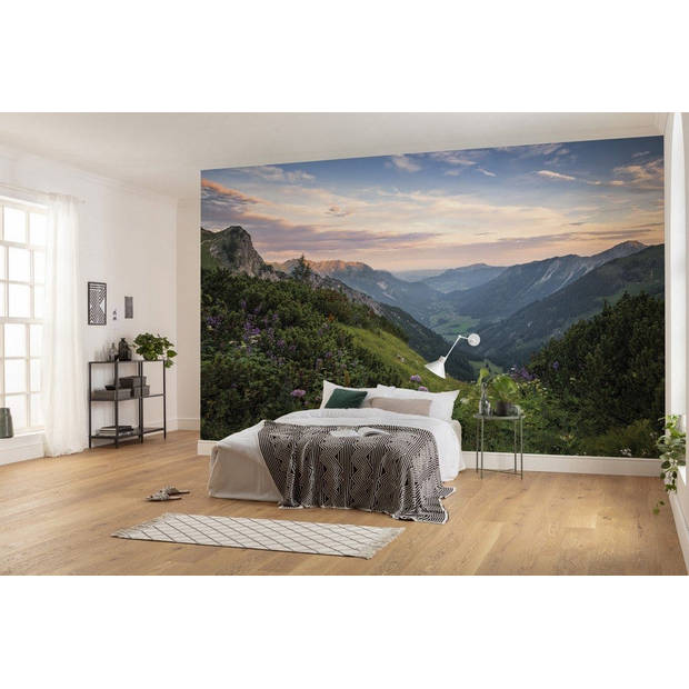 Fotobehang - Naturpark Allgäuer Hochalpen 450x280cm - Vliesbehang