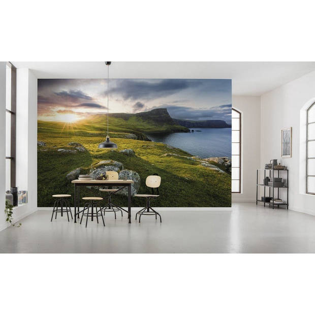 Fotobehang - Scottish Paradise 450x280cm - Vliesbehang