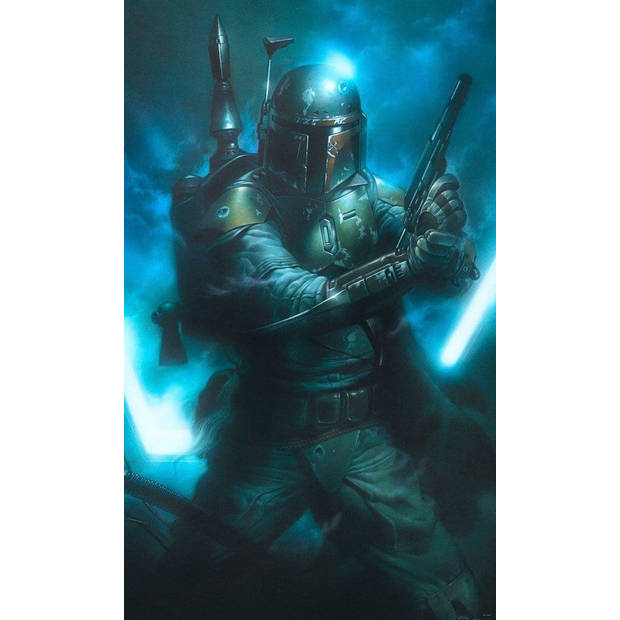 Fotobehang - Star Wars Classic Bounty Hunter 150x250cm - Vliesbehang