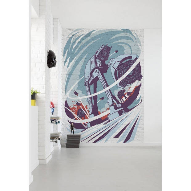 Fotobehang - Star Wars Classic Concrete Hoth 200x280cm - Vliesbehang