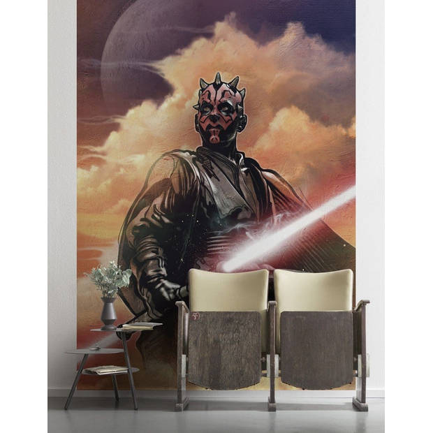 Fotobehang - Star Wars Classic Darth Maul 200x280cm - Vliesbehang