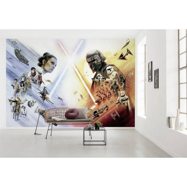 Fotobehang - Star Wars EP9 Movie Poster Wide 368x254cm - Papierbehang