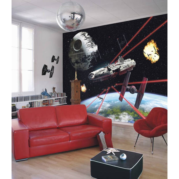 Fotobehang - Star Wars Millennium Falcon 368x254cm - Papierbehang