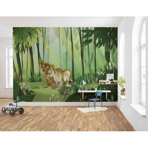 Fotobehang - The Lion King Love 400x280cm - Vliesbehang