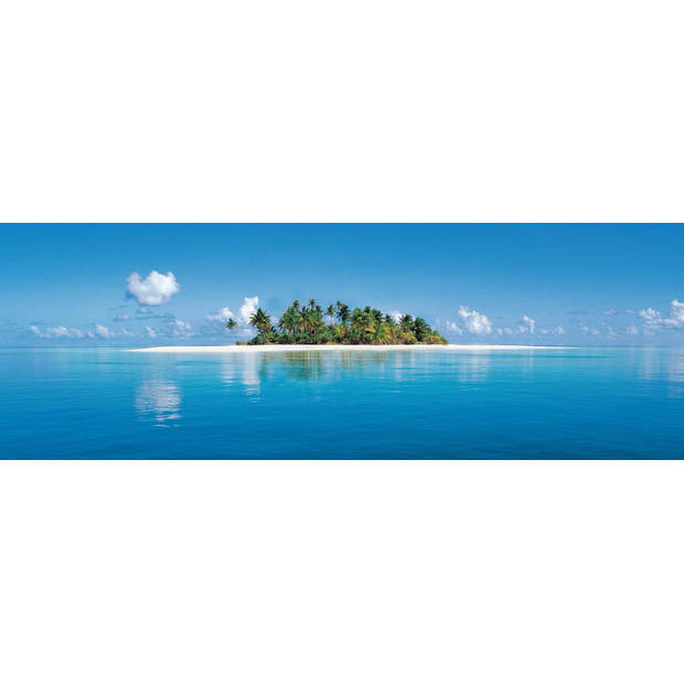 Fotobehang - Maldive Island 366x127cm - Papierbehang