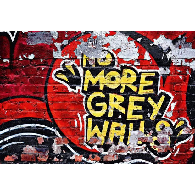 Fotobehang - No More Grey Walls 384x260cm - Vliesbehang