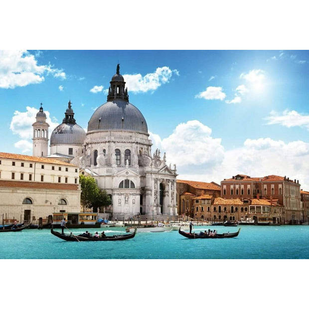 Fotobehang - Santa Maria Della Salute Venice Italy 384x260cm - Vliesbehang