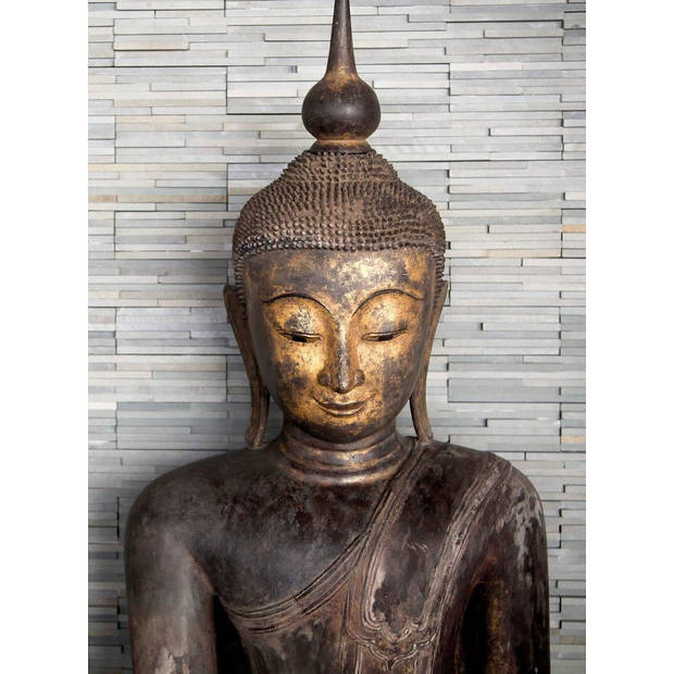 Fotobehang - Thailand Buddha 192x260cm - Vliesbehang