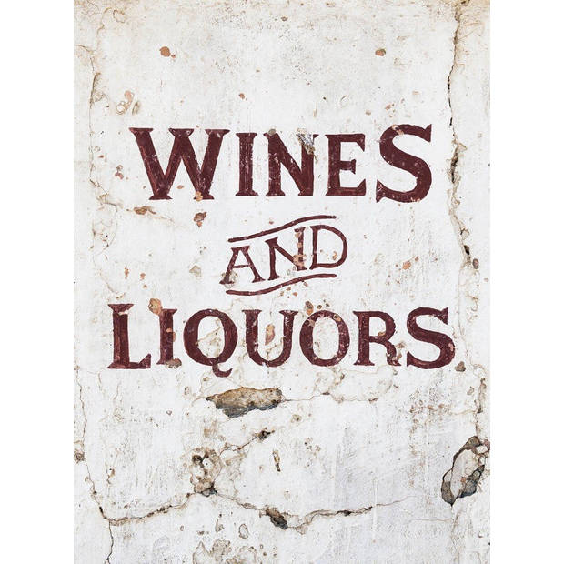 Fotobehang - Wines and Liquors 192x260cm - Vliesbehang