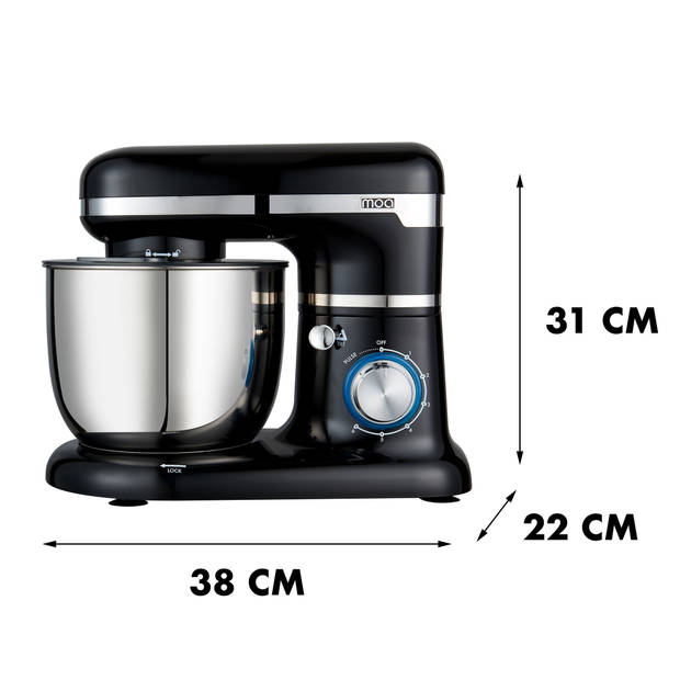 MOA SM1203NB - Keukenmachine - Zwart