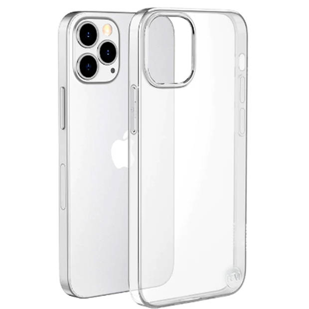 iPhone 12 Mini siliconenhoesje- transparant siliconenhoesje iPhone 12 Mini/ Siliconen Gel TPU / Back Cover