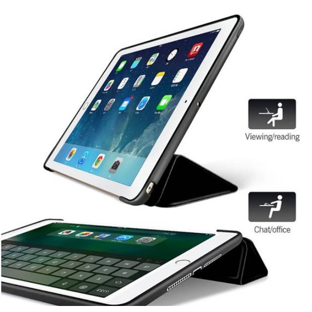 HEM Siliconen iPad Hoes geschikt voor Apple iPad Air 4 & Air 5 (2020/2022) - 10,9 inch - Zwart - Met Stylus Pen