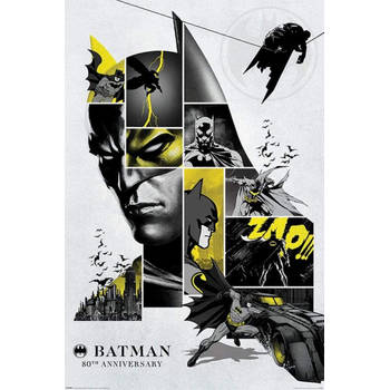 Poster Batman 80th Anniversary 61x91,5cm