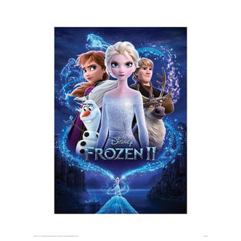Kunstdruk Frozen 2 Magic 30x40cm