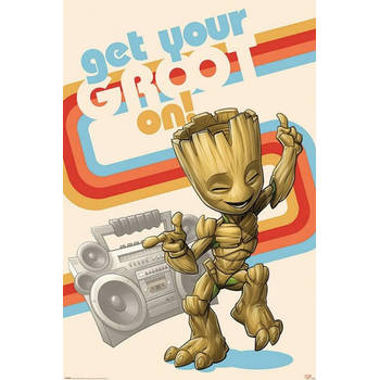 Poster Guardians of the Galaxy Get Your Groot On 61x91,5cm