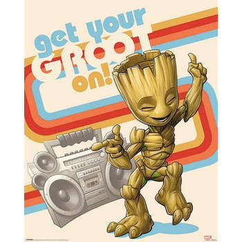 Poster Guardians of the Galaxy Vol 2 Get Your Groot On 40x50cm