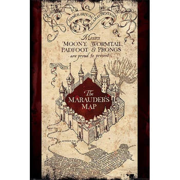 Poster Harry Potter - The Marauders Map - 61x91,5cm