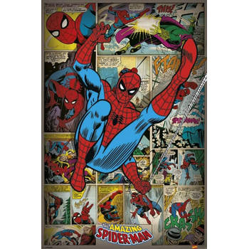 Poster Marvel Comics Spider-Man Retro 61x91,5cm