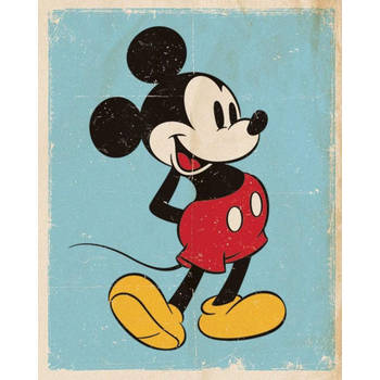 Poster Mickey Mouse Retro 40x50cm