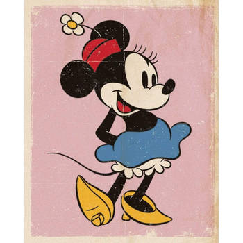 Poster Minnie Mouse Retro 40x50cm