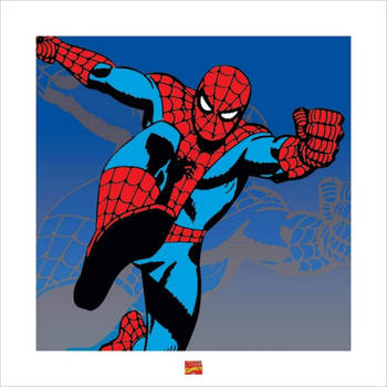 Kunstdruk Spider-Man Marvel 40x40cm