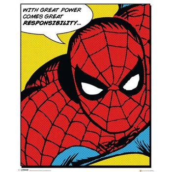 Poster Spider-Man Quote 40x50cm