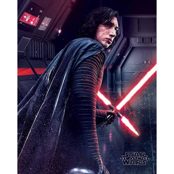 Poster Star Wars the Last Jedi Kylo Ren Rage 40x50cm