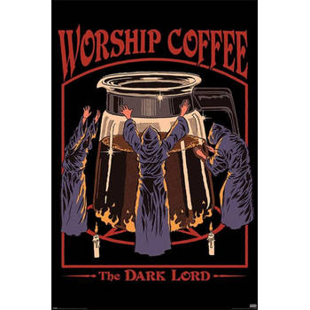 Poster Steven Rhodes Worship Coffee 61x91,5cm
