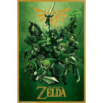 Poster The Legend of Zelda Link 61x91,5cm