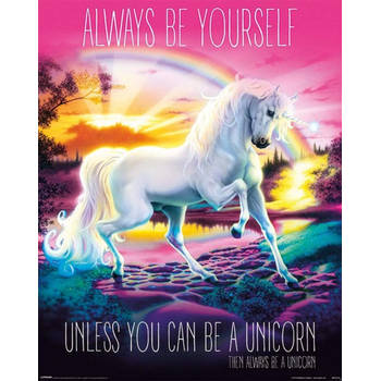 Poster Unicorn Always Be Yourself 40x50cm