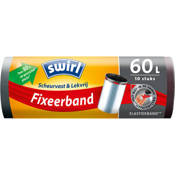 Swirl® Pedaalemmerzakken 60L met elastische fixeerband
