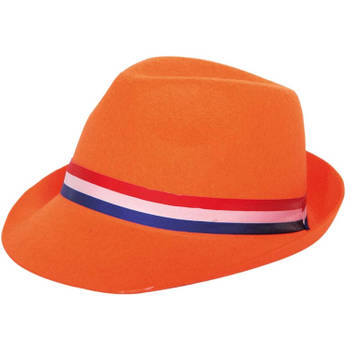Folat hoed Holland polyester oranje unisex one-size