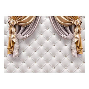 Fotobehang - Curtain of Luxury 350x245cm - Vliesbehang