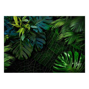 Fotobehang - Dark Jungle 100x70cm - Vliesbehang