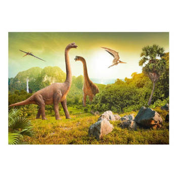Fotobehang - Dinosaurs 350x245cm - Vliesbehang