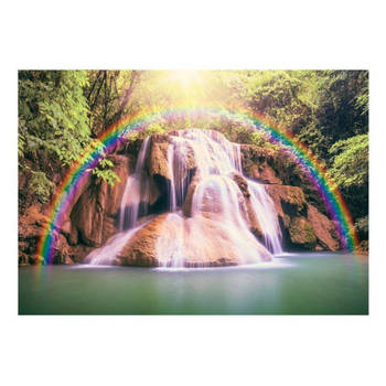 Fotobehang - Magical Waterfall 300x210cm - Vliesbehang