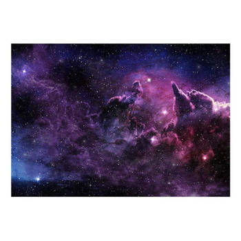 Fotobehang - Purple Nebula 100x70cm - Vliesbehang