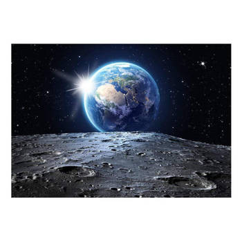 Fotobehang - View of the Blue Planet 200x140cm - Vliesbehang