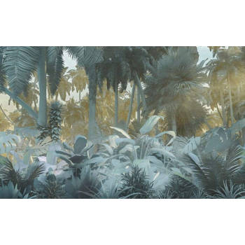 Fotobehang - Misty Jungle 400x250cm - Vliesbehang