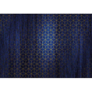 Fotobehang - Mystique Bleu 400x280cm - Vliesbehang