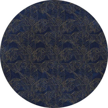 Fotobehang - Royal Blue 125x125cm - Rond - Vliesbehang - Zelfklevend