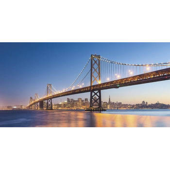 Fotobehang - Spectacular San Francisco 200x100cm - Vliesbehang