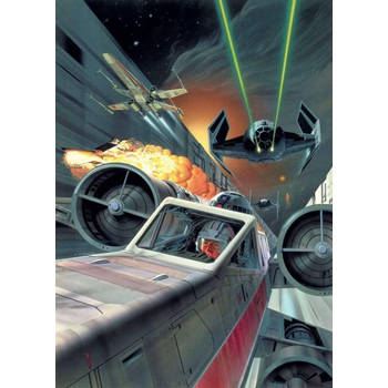 Fotobehang - Star Wars Classic Death Star Trench Run 200x280cm - Vliesbehang