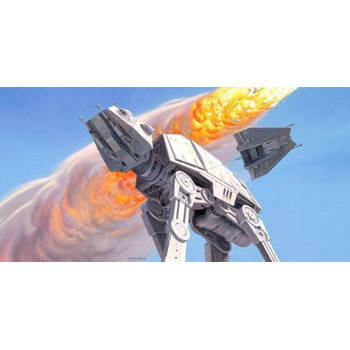 Fotobehang - Star Wars Classic RMQ Hoth Battle AT-AT 500x250cm - Vliesbehang