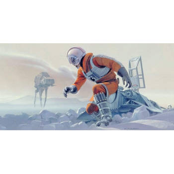 Fotobehang - Star Wars Classic RMQ Hoth Battle Pilot 500x250cm - Vliesbehang