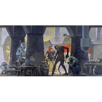 Fotobehang - Star Wars Classic RMQ Mos Eisley Streets 500x250cm - Vliesbehang